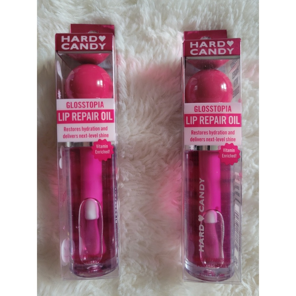 Hard Candy Glosstopia Lip Repair Oil Deep Desire 5034 Lot of 2